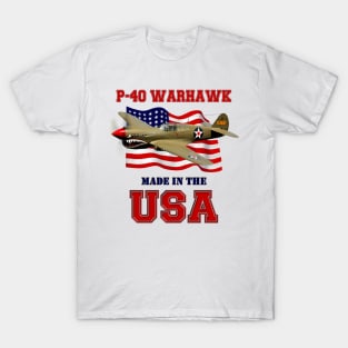 P-40 Warhawk Made in the USA T-Shirt